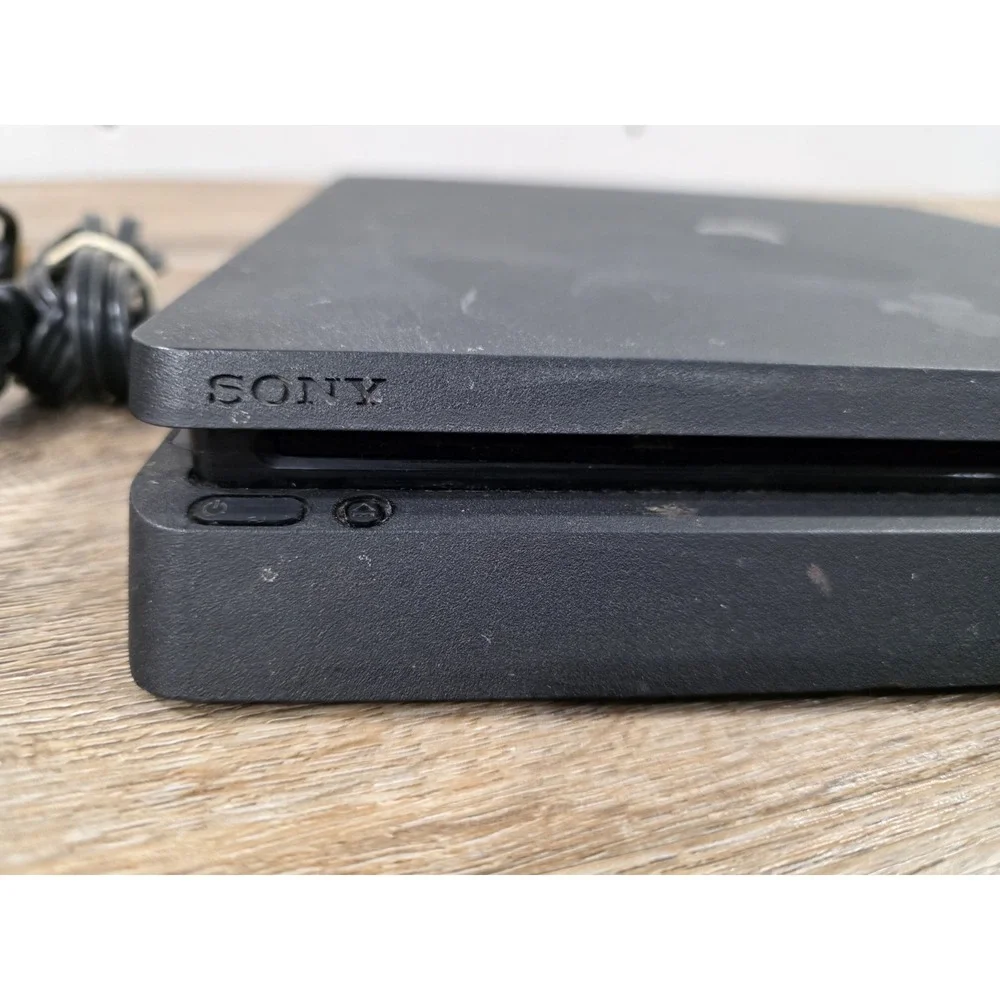 Sony PlayStation 4 PS4 Slim 1TB Console Black CUH-2115B With Camo Controller